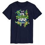 Футболка с рисунком Big & Tall TMNT Turtle Time License, синий - фото