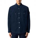 STONE ISLAND Мужская рубашка индиго - фото 4