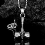 Чистое олово титановая сталь мужские колье EVBEA - фото 5