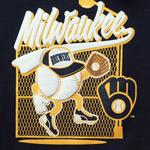 Футболка Infant Navy Milwaukee Brewers On the Fence Outerstuff - фото 2