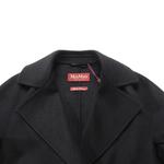 MaxMara Studio Двубортное пальто Max Mara Licenza, Black - фото 4