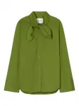 Рубашка с шарфом Closed, зеленый - фото