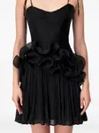 Мини-платье с оборками Ana Radu, черный - фото 3