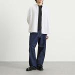 Широкие джинсы Studio Nicholson, индиго - фото 4