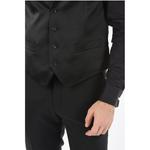 CC COLLECTION Однотонный жилет CERIM.REFINED Corneliani, Black - фото 3