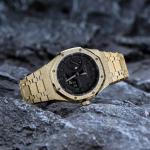 CASIO Retrofit Series GA 2100 Collection Electronic Movement Metal Strap Watch Unisex Black Dial - фото 10