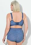 Бюстгальтер Ulla Popken LOOK MINIMIZER, Pale Sailing Blue/Blue - фото 3