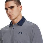 Under Armour мужская поло для гольфа Performance Stripe, Academy Blue (408)/Academy Blue - фото 2