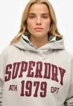Толстовка Superdry Athletic Essentials, пятнистый серый - фото 4