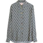 Шелковая рубашка Valentino, синий - фото