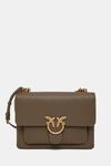 Сумочка из кожи Pinko, коричневый - фото 2
