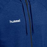 Толстовка с капюшоном из хлопка Hummel, синий - фото 4