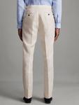 Брюки-миксер kin linen slim fit Reiss, цвет Stone - фото 5