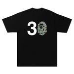 Футболка в честь 30-летия BAPE x Union, черная - фото 2