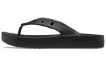 Шлепанцы и сланцы Crocs Classic Platform Flip 'Black' Women's - фото
