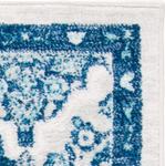 Ковер для гостиной и спальни SAFAVIEH, 61 x 122 см, Brentwood Collection Navy / Grey BNT815M с цветочным принтом, потертый, без ворса - фото 5