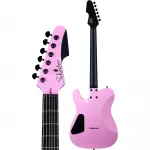 Электрогитара Schecter Guitar Research Machine Gun Kelly PT, ярко-розовая - фото 4