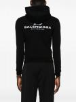 Balenciaga худи Activewear на молнии, черный - фото 5