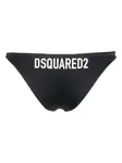 Плавки бикини с логотипом Dsquared2, черный - фото 2