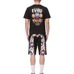 Повседневные шорты мужские черные Evisu, черный - фото 5