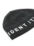 Шапка-бини с вышитым логотипом Random Identities, серый - фото 2
