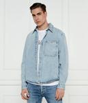 Рубашка джинсовая Calvin Klein Jeans с карманом, синий - фото