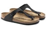 Кожаные шлепанцы с пряжкой Birkenstock, черный - фото 4