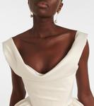 Свадебное мини-платье Bagatelle из атласа Vivienne Westwood, Pearl - фото 4