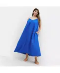 Платье Maci Maxi больших размеров CITY CHIC, синий - фото 3