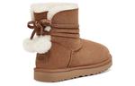 Ботинки зимние UGG WMNS Mini Bailey Bow Pom, коричневый - фото 5