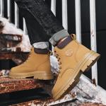 Мужские ботинки Cahhrrn X Martin Boot Men Beige Tonybear - фото 4