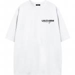 Футболка унисекс без принта, темно-синий - фото 11