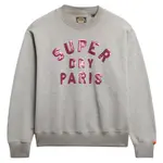 Толстовка Superdry Embellished Varsity Loose, серый - фото