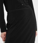 Юбка миди из джерси Vince, черный - фото 4