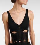 Вязаный топ из шерсти Rick Owens, Black - фото 4