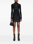 Мини-платье Coperni Snaps, черный - фото 2