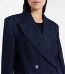 Двубортный джинсовый блейзер ancella Sportmax, Scuro Pulito - фото 4