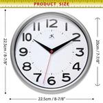 Круглые настенные часы Infinity Instruments Metro, черный - фото 5