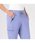 Укороченные эко-джоггеры для медперсонала RENEW Wink, синий - фото 4