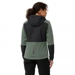 Куртка VAUDE Qimsa Softshell, зеленый - фото 2