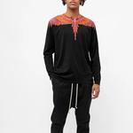 L/S Wing Tee Marcelo Burlon, черный - фото 3