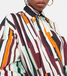 Платье-рубашка с принтом Plan C, коричневый - фото 4