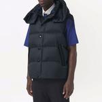 Пуховик мужской темно-синий Burberry, темно-синий - фото 5