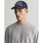 Лонгслив Gant Reg Shield, серый - фото 4