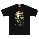 Футболка BAPE 1st Camo By Bathing Ape Tee, Black/Yellow - фото