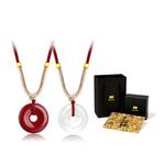 Халцедоновое нефритовое ожерелье Unisex MOVER, красный - фото 13