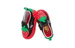 Кроссовки slip-on velcro 'black red' Vans, черный - фото 4