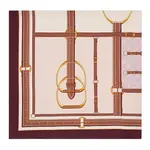 GUCCI Шёлковый кашемировый платок, Beige - фото 4