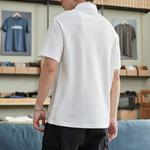 Футболка поло унисекс LINING, белая - фото 5