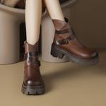 Ботинки Martin Boot женские Occaman, коричневый - фото 6